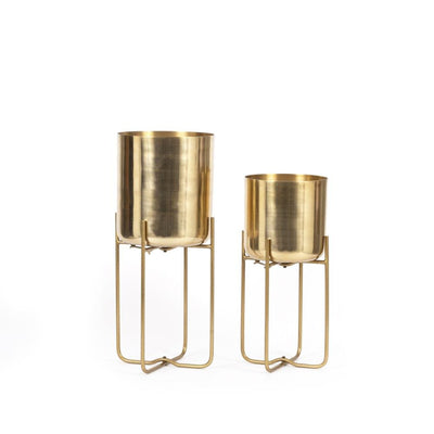 BRASS PLANTER | 3 SIZES– Green Design Gallery