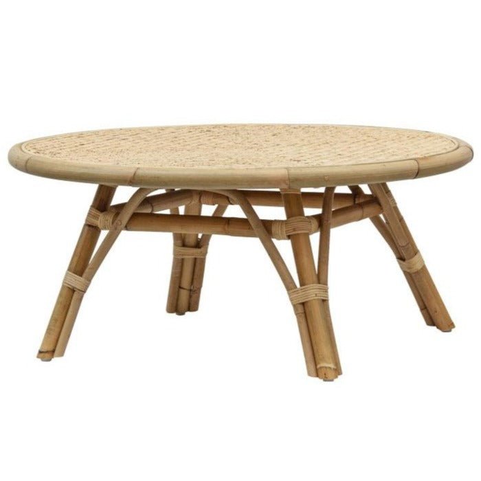 CHLOE COFFEE TABLE / NATURAL RATTAN - Green Design Gallery