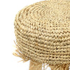 RAFFIA FRINGE STOOL / NATURAL - Green Design Gallery